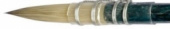Кисть художественная синтетика Гамма "Модерн", круглая №8, французское крепление, короткая ручка